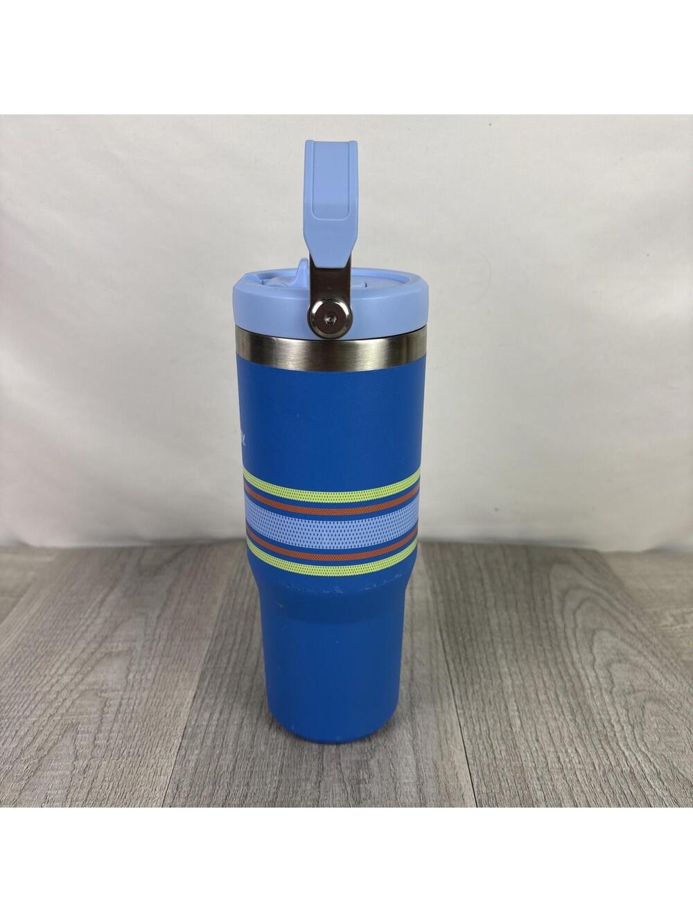 Stanley 30oz Varsity IceFlow Flip Straw Tumbler Azure Mesh Limited Edition - Picture 2 of 15